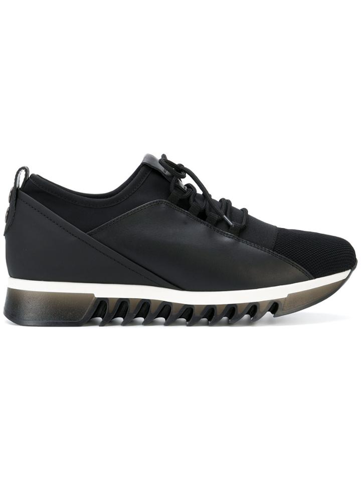 Alexander Smith Panelled Mesh Sneakers - Black