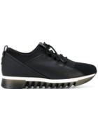 Alexander Smith Panelled Mesh Sneakers - Black