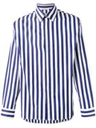 Marni - Striped Boxy Shirt - Men - Cotton - 48, Blue, Cotton