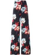 Etro Floral Print Flared Trousers