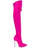 Casadei Camo Boots - Pink