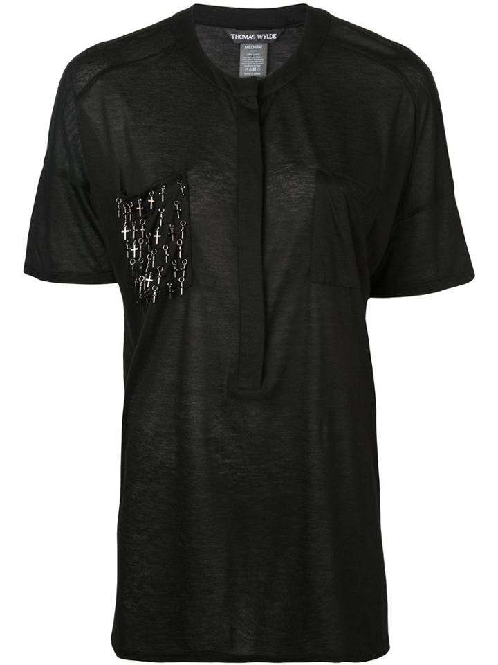 Thomas Wylde Upper T-shirt - Black