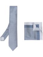 Brioni Pocket Square & Tie Set - Blue