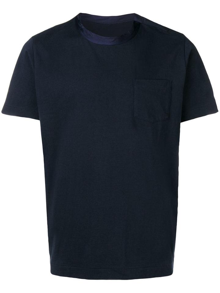 Sacai Front Pocket T-shirt - Blue