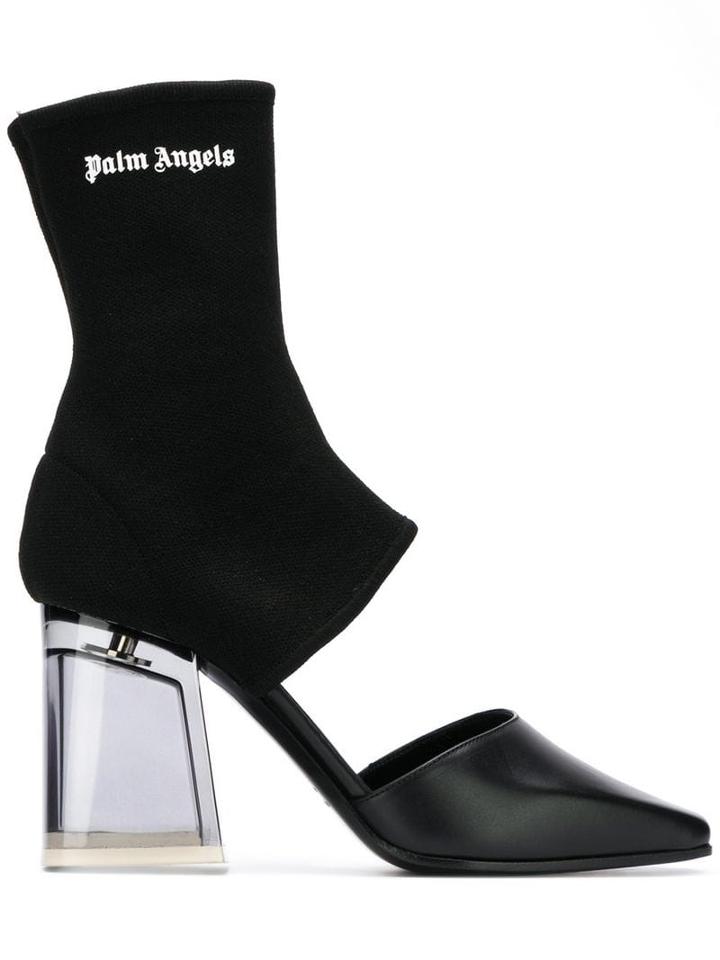 Palm Angels Sock-fit Pumps - Black