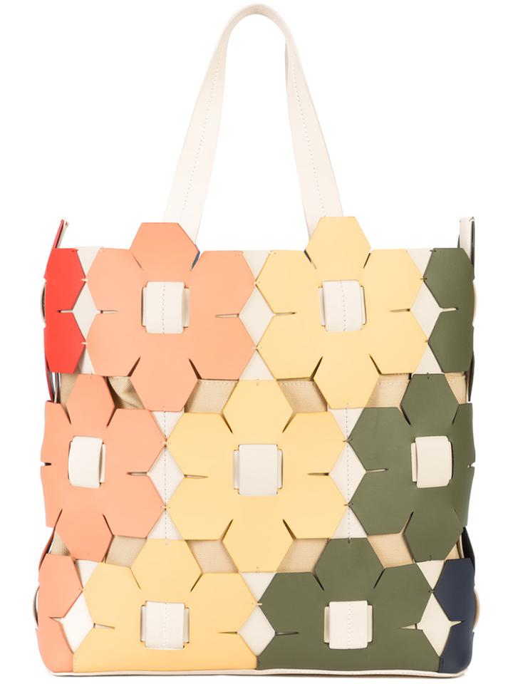 Zac Zac Posen Eartha Hex Floral Tote Bag - Multicolour