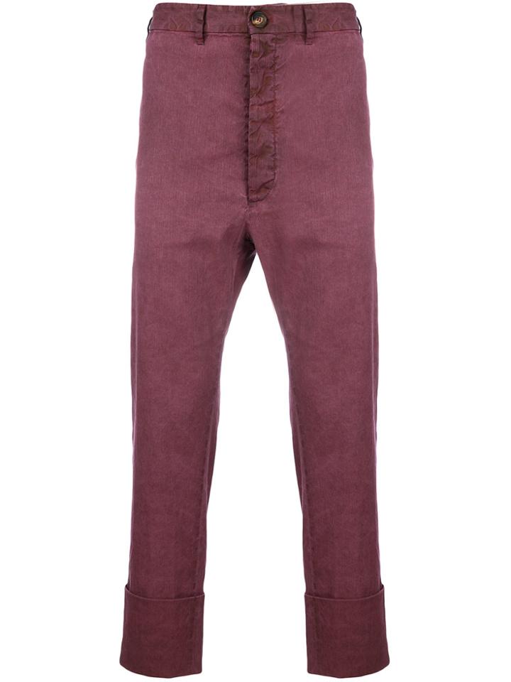 Vivienne Westwood Casual Chinos - Pink & Purple