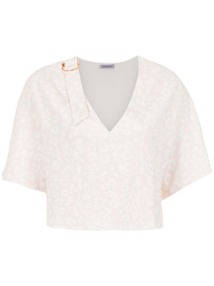 Tufi Duek Printed Top - Pink & Purple