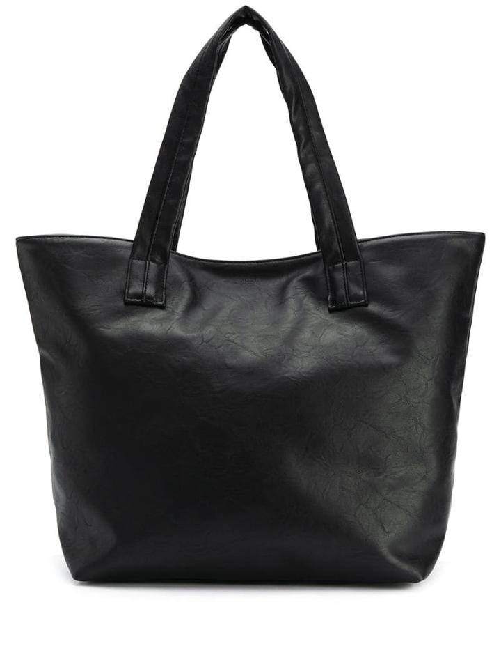 Zucca Slouched Shopper Tote - Black