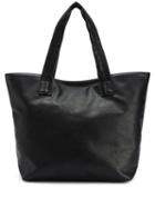 Zucca Slouched Shopper Tote - Black