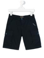Roberto Cavalli Kids - Classic Bermudas - Kids - Cotton/spandex/elastane - 4 Yrs, Blue