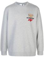 Burberry Tb Monogram Sweatshirt - Grey