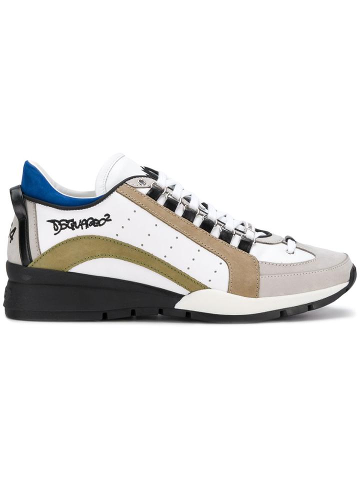 Dsquared2 Colour-block Sneakers - White