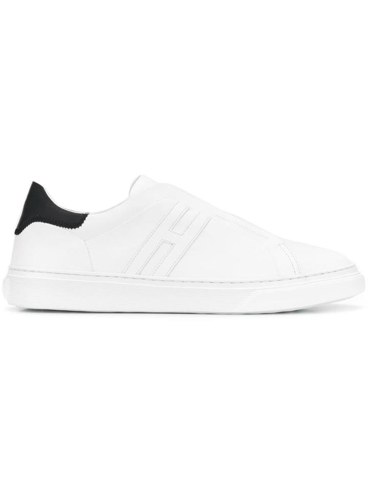 Hogan Flat Laceless Sneakers - White