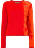 Suzusan Tie-dye Detailed Jumper - Orange