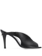 Givenchy Wing-cut Mules - Black