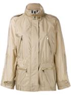 Burberry Parka Jacket With Packaway Hood, Women's, Size: 8, Nude/neutrals, Polyester/polyimide