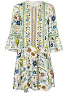 Tory Burch All-over Print Dress - White