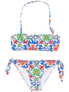 Mc2 Saint Barth Kids Teen Mary Bikini - White