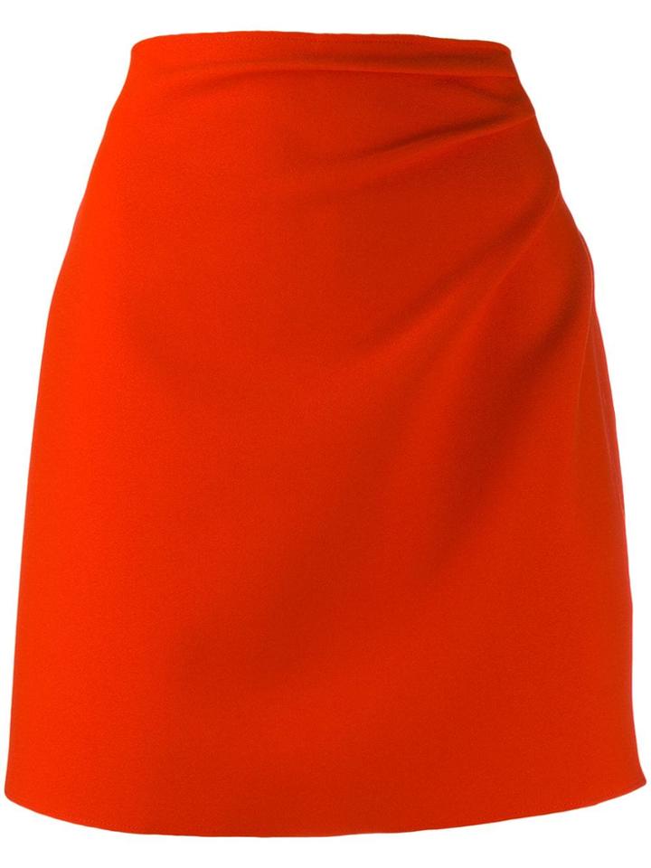 Msgm Short Gathered Detail Skirt