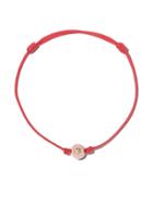 Shamballa Jewels 18kt Rose Gold & White Diamond Orb Charm Bracelet -