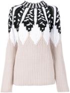 Peter Pilotto Intarsia Jumper, Women's, Size: Small, Nude/neutrals, Polyamide/wool