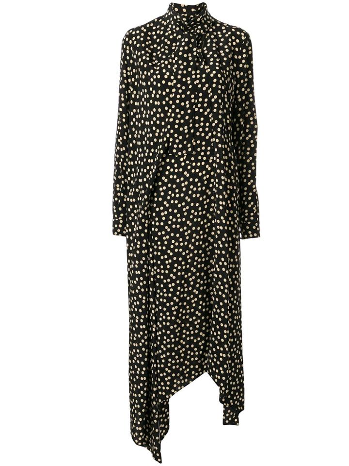 Petar Petrov Bow-collar Maxi Dress Petar Petrov - Black