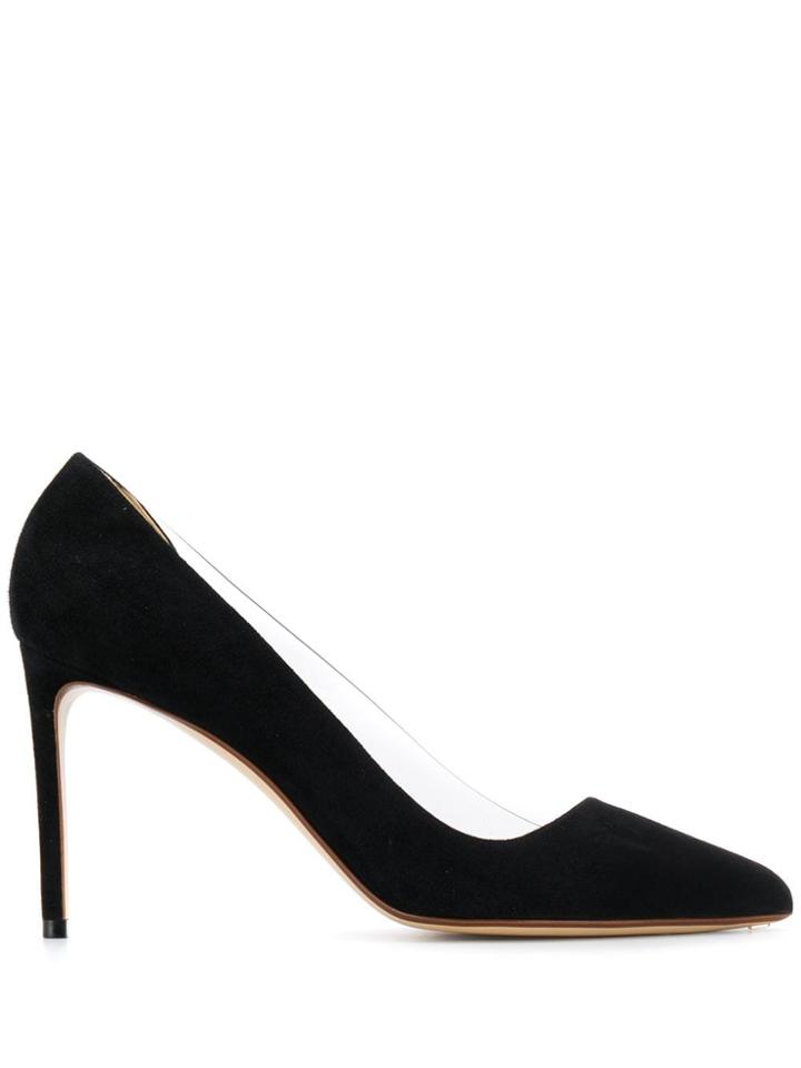 Francesco Russo D'orsay Stiletto Pumps - Black