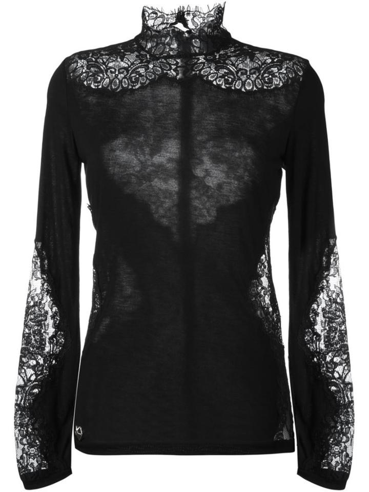 Philipp Plein 'make Over' Lace Accent T-shirt