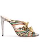Alexandre Birman Dallas Mules - Yellow & Orange