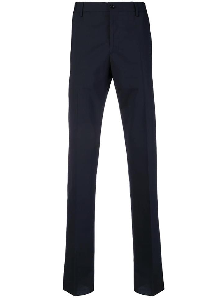 Versace Straight-leg Trousers - Blue