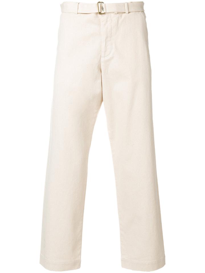 Barena Straight-leg Cropped Trousers - Nude & Neutrals