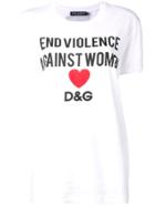 Dolce & Gabbana End Violence T-shirt - White