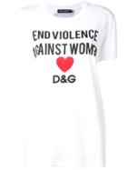 Dolce & Gabbana End Violence T-shirt - White