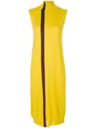 Marni Striped Sleeveless Sweater Dress - Yellow & Orange