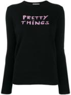 Bella Freud Pretty Things Cashmere Jumper - Black