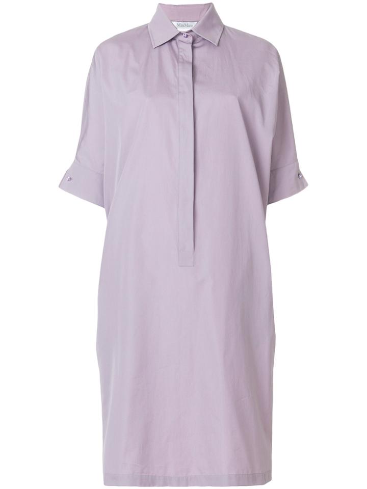 Max Mara Loose Fir Dress - Pink & Purple