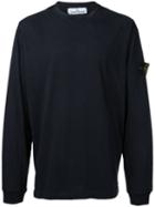 Stone Island - Sleeve Patch Sweatshirt - Men - Cotton - L, Black, Cotton