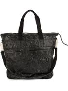 Rick Owens Large Crinkled Tote Bag - Black
