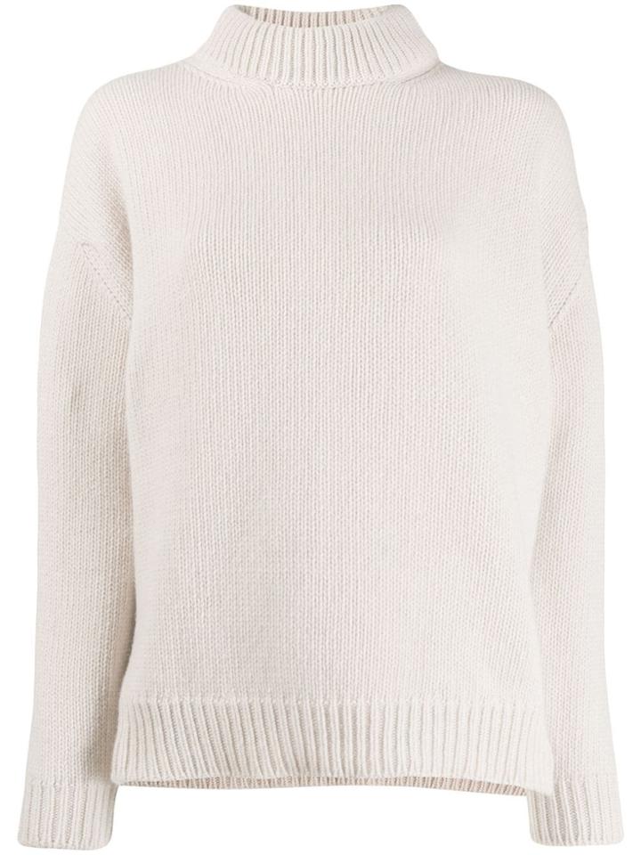 Roberto Collina Crewneck Boxy Sweater - Neutrals
