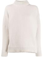 Roberto Collina Crewneck Boxy Sweater - Neutrals