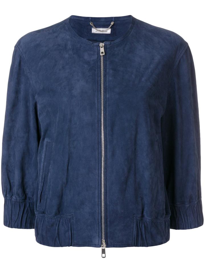 Desa Collection Bomber Jacket - Blue