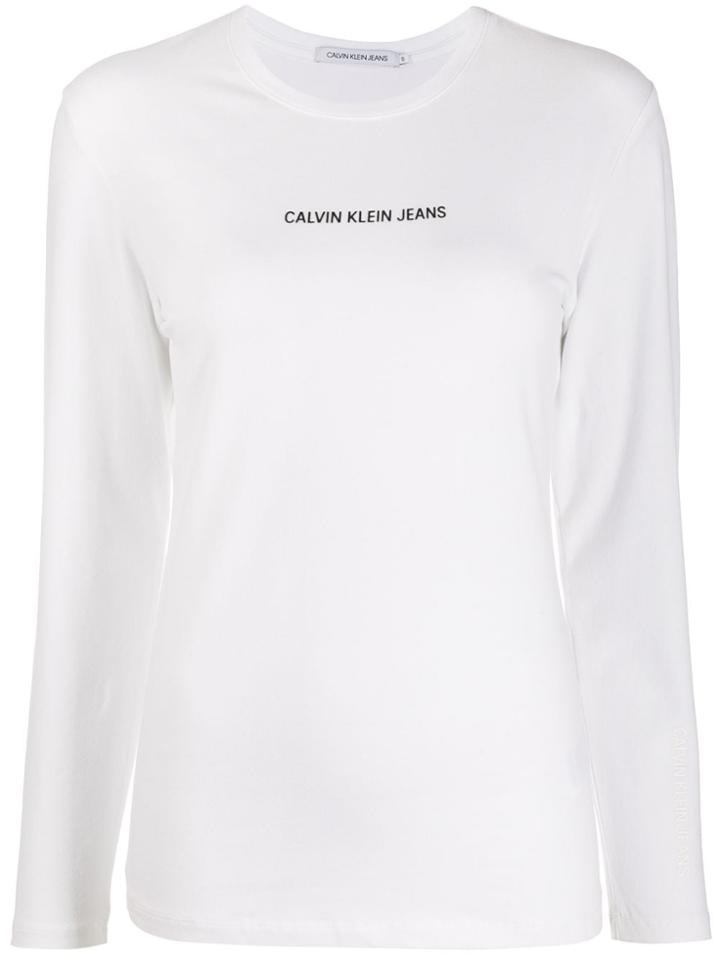 Calvin Klein Jeans Ribbed Roll-neck Fitted Dress - Grey