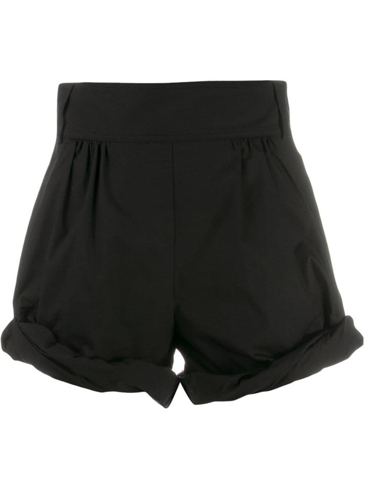 Philosophy Di Lorenzo Serafini Plain A-line Shorts - Black