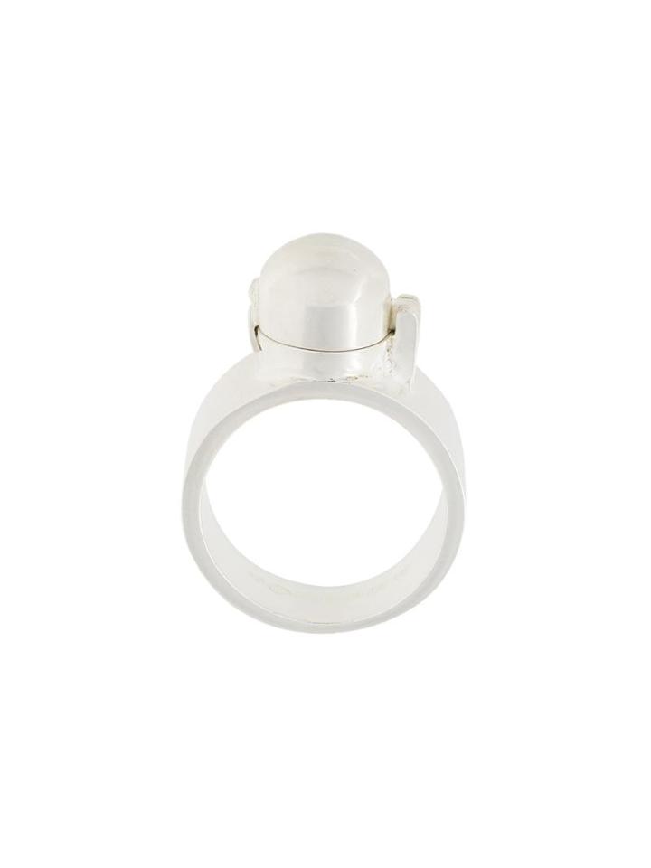 Maison Margiela Hinged Ring, Women's, Size: Medium, Metallic