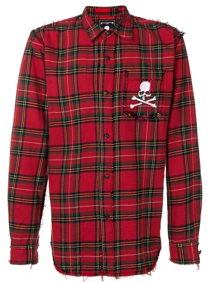 Mastermind Japan Plaid Shirt - Red