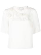 3.1 Phillip Lim Peony Embroidered T-shirt - White