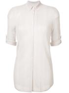 Gabriela Hearst - Short-sleeve Shirt - Women - Silk/cashmere - M, Women's, Pink/purple, Silk/cashmere