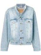 Alexandre Vauthier Embellished Denim Jacket - Blue
