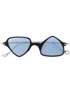 Eyepetizer Asymmetric Triangle Sunglasses - Black